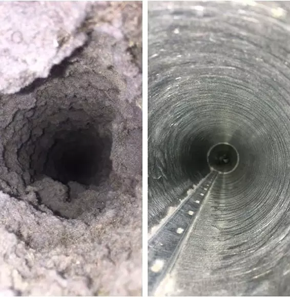 Vent before & AFter Cleaning